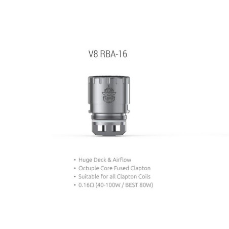Smok resistenza V8 RBA-16 per TFV8 Cloud Beast - 1pz