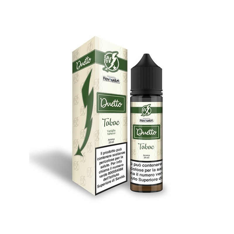 High Voltage DUETTO Tabac - Vape Shot 20ml