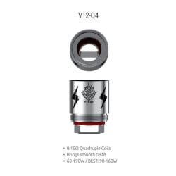Smok resistenza Q4 per TFV12 - 0.15 ohm - 3pz