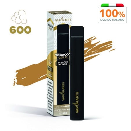 Vaporart  Tobacco Gold usa e getta - 0mg/ml