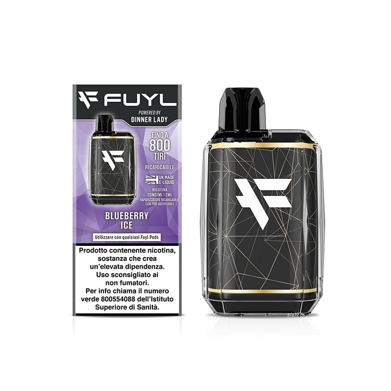 Dinner Lady Fuyl Pod Kit con Blueberry Ice Precaricata - 20mg/ml