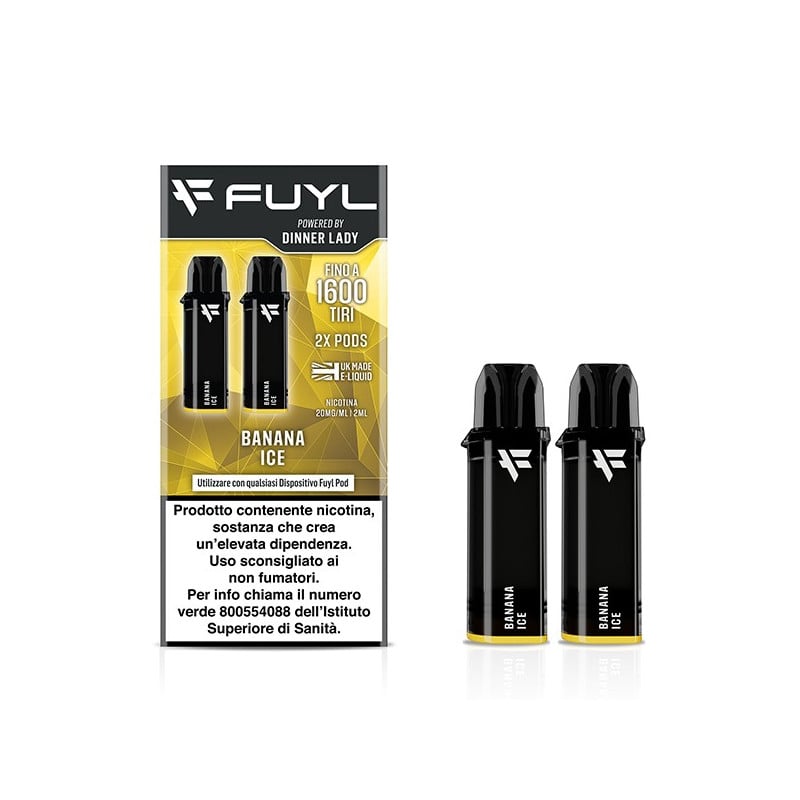 Dinner Lady Fuyl Pod Precaricata - Banana Ice - 20mg/ml - 2pz