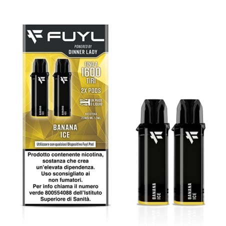 Dinner Lady Fuyl Pod Precaricata - Banana Ice - 20mg/ml - 2pz