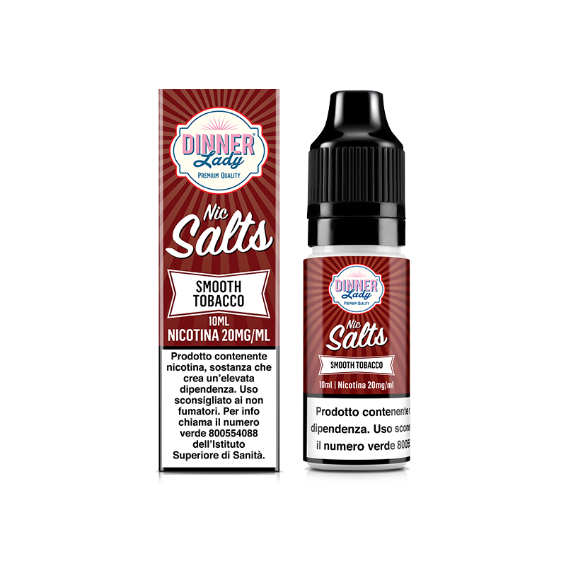Dinner Lady Nic Salts Smooth Tobacco - 10ml