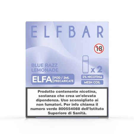 ElfBar ELFA Pod Precaricate - Blue Razz Lemonade - 20mg/ml - 2pz