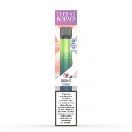 Elf bar 600 V2 Usa e Getta - Blue Razz Lemonade