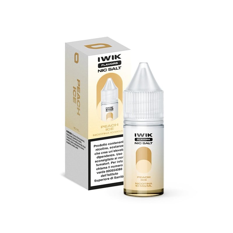 Iwik Peach Ice - Nic Salt - 10ml