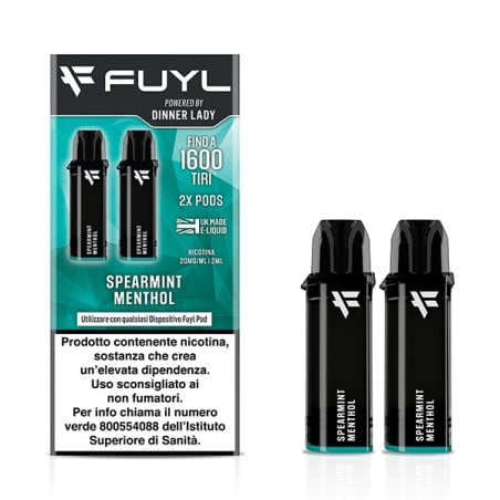 Dinner Lady Fuyl Pod Precaricata - Spearmint Menthol - 20mg/ml - 2pz
