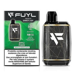 Dinner Lady Fuyl Pod Kit con Apple Peach Precaricata - 20mg/ml