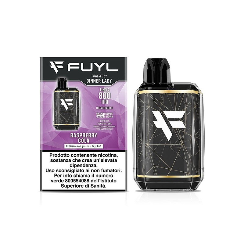 Dinner Lady Fuyl Pod Kit con Raspberry Cola Precaricata - 20mg/ml