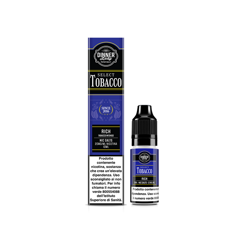 Dinner Lady Nic Salts Rich Tobacco - 10ml