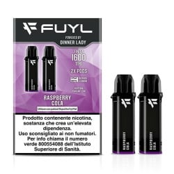Dinner Lady Fuyl Pod Precaricata - Raspberry Cola - 20mg/ml - 2pz