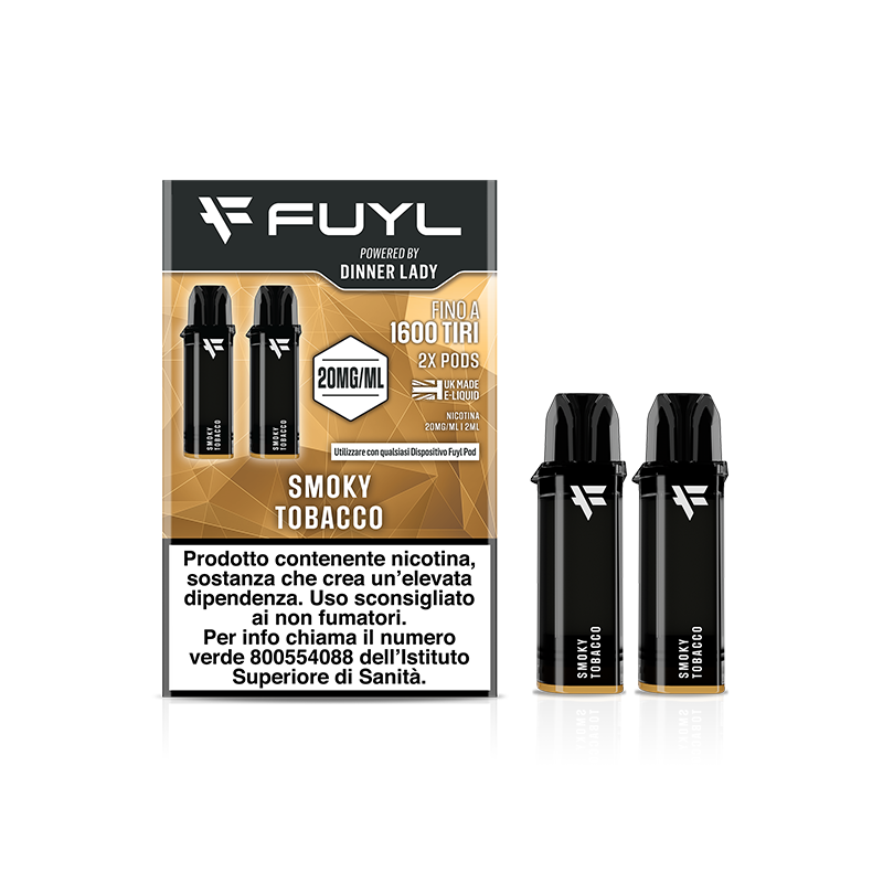 Dinner Lady Fuyl Pod Precaricata - Smoky Tobacco - 2pcs