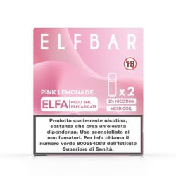 ElfBar ELFA Pod Precaricate - Pink Lemonade - 20mg/ml - 2pz