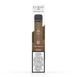 Elf bar 600 DISPOSABLE Pod Mod - Cuba Tabacco
