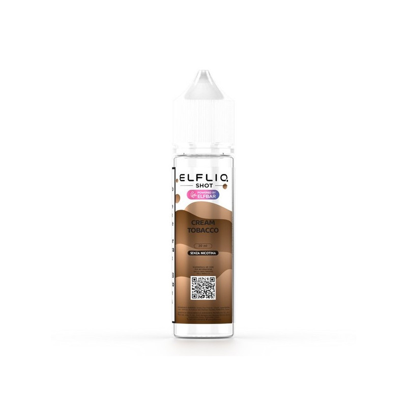 ELFLIQ Shot Cream Tobacco - Mix and Vape - 20ml