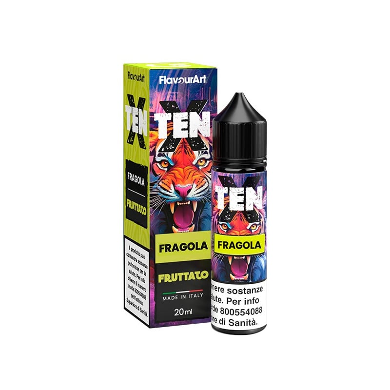 Flavourart TenX Fragola - Vape shot 20ml Flavourart TenX Fragola - Vape shot 20ml