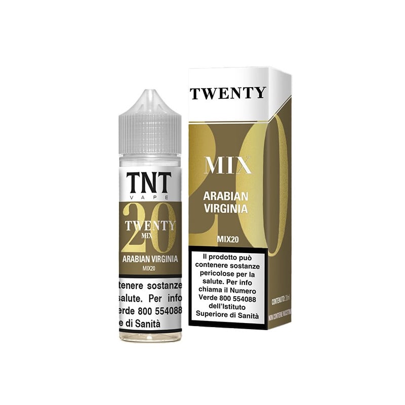 TNT Vape Twenty mix Arabian Virginia - Mix and Vape - 20ml TNT Vape Twenty mix Arabian Virginia - Mix and Vape - 20ml