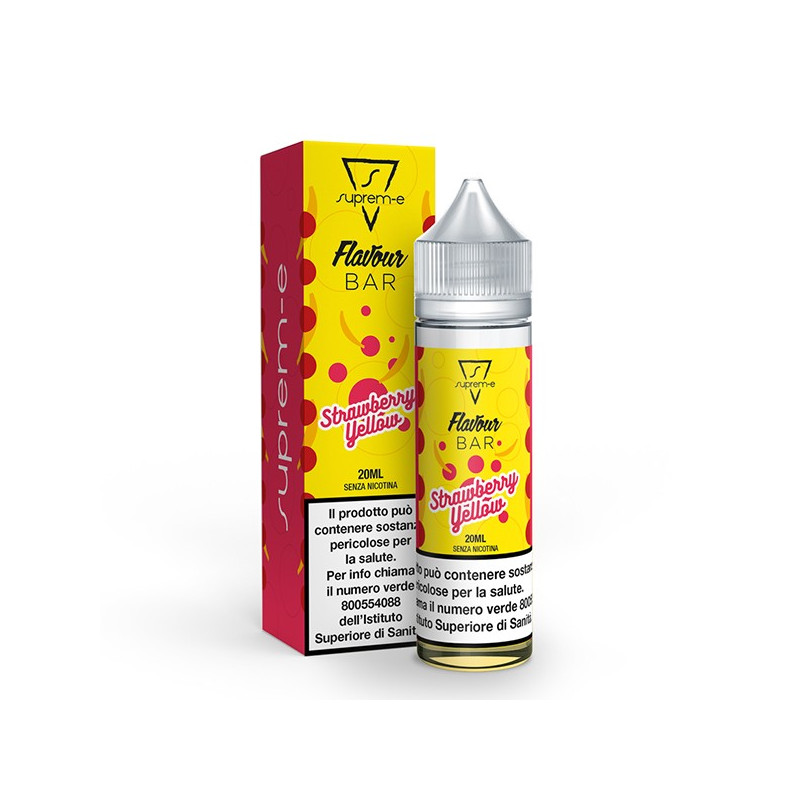 Suprem-e Flavour Bar Strawberry Yellow - Mix and Vape - 20ml