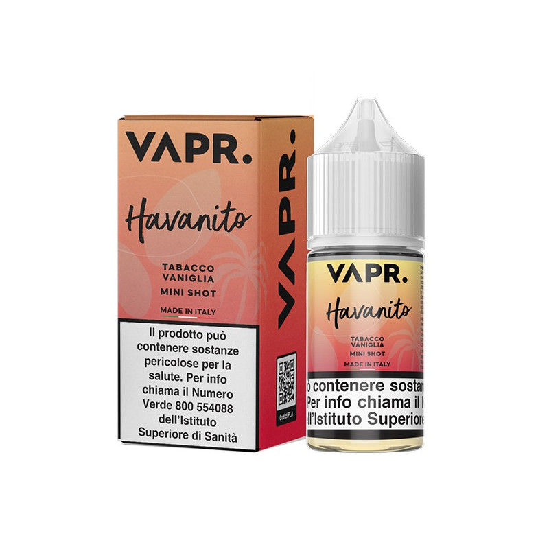 VAPR. Sweet Havana Mini Shot 10 +10