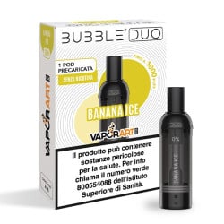 Vaporart Bubble Duo Pod Precaricata - Banana Ice - 1pz