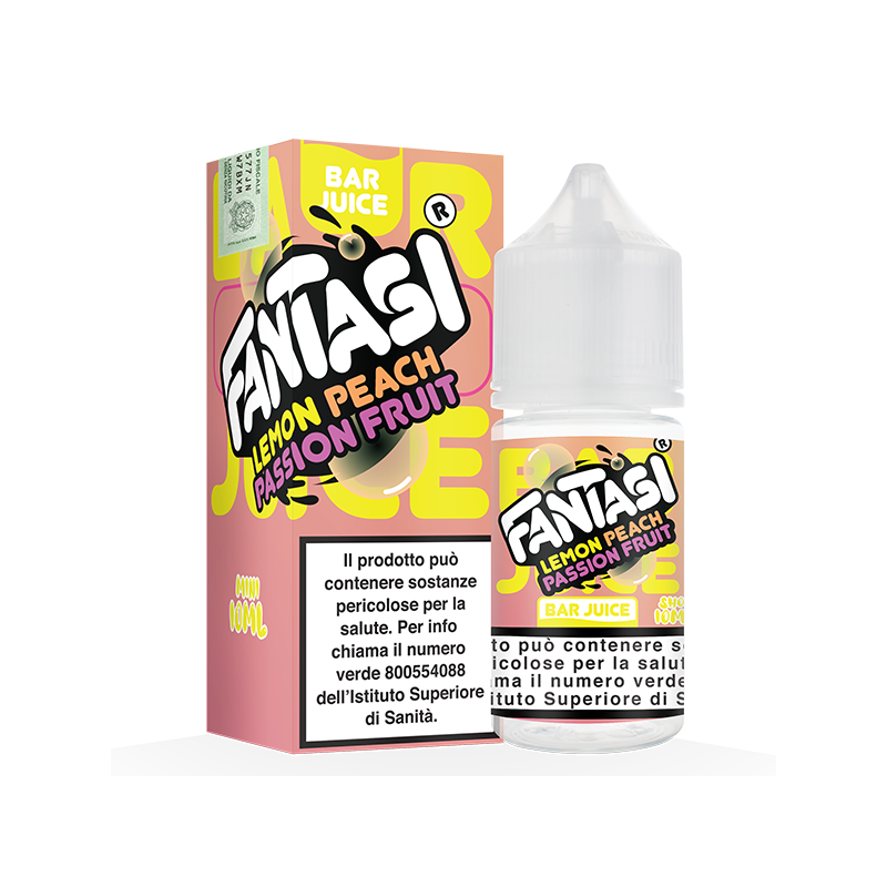 Fantasi Bar Juice Lemon Peach Passion Fruit - Mini shot 10+10