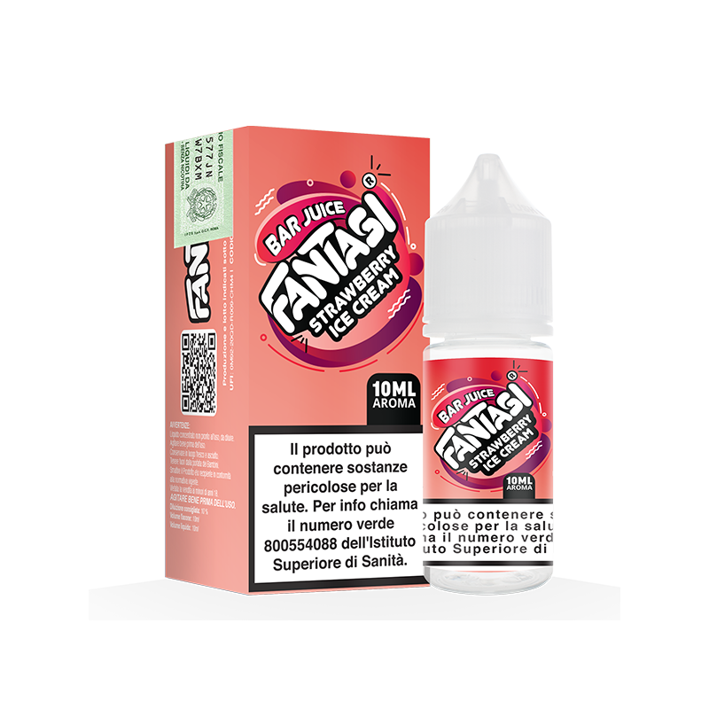 Fantasi Bar Juice Aroma Strawberry Ice Cream - 10ml