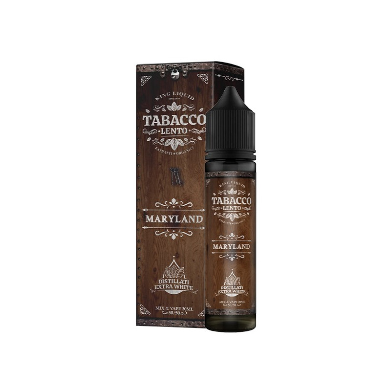 King Liquid Tabacco Lento Maryland - Mix and Vape - 20ml