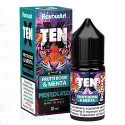 Flavourart TenX Frutti Rossi Menta - Mini shot 10+20