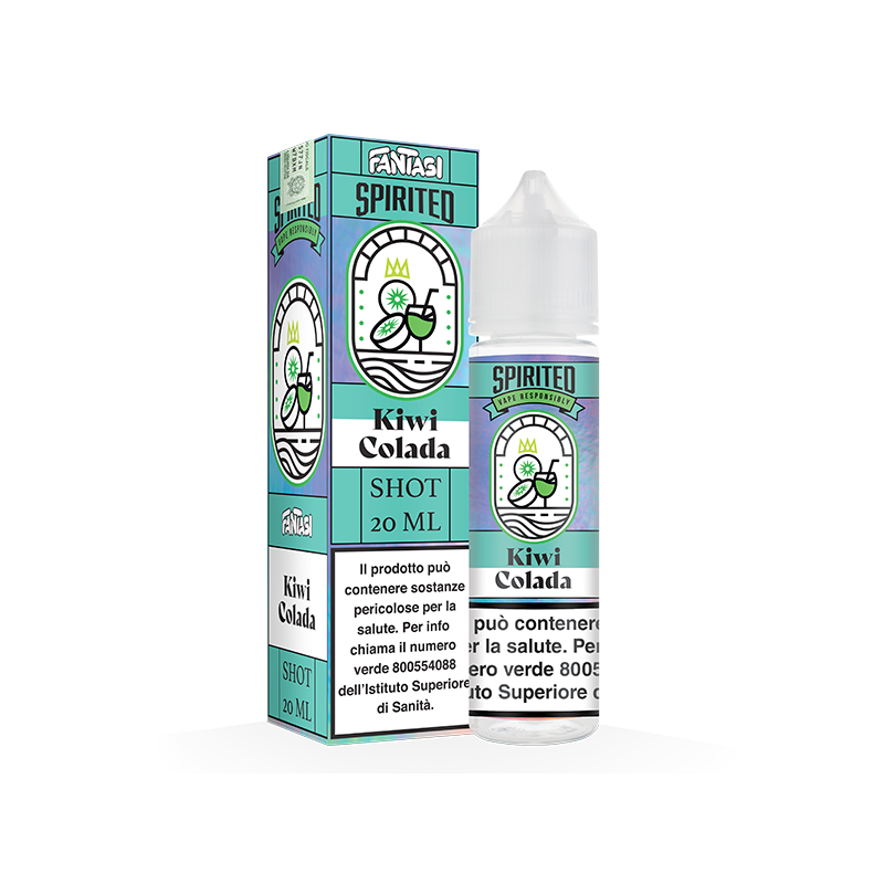 Fantasi Spirited Kiwi Colada - Vape Shot 20ml