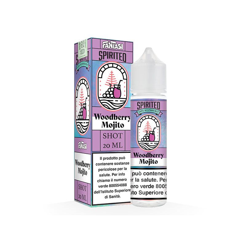 Fantasi Spirited Woodberry Mojito - Vape Shot 20ml