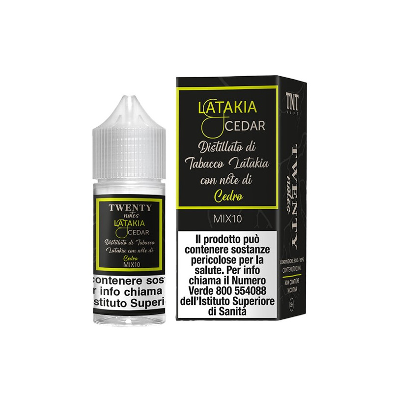 TNT Vape Twenty Notes Latakia Cedar - Mini mix 10+10