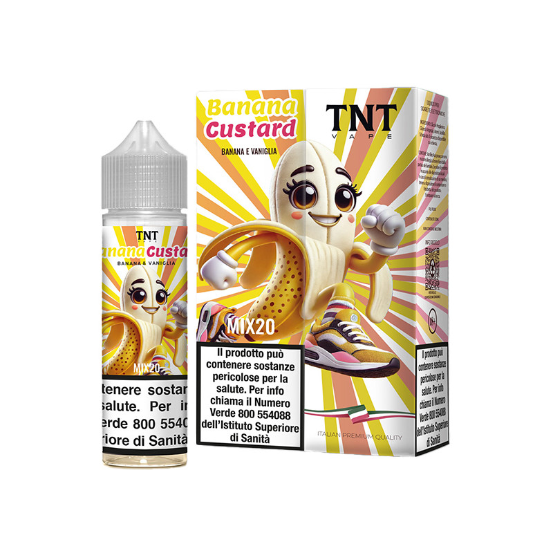 TNT Vape Banana Custard - Mix and Vape - 20ml