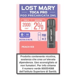 Lost Mary Toca PRO Pod Precaricata - Peach Ice - 2pz