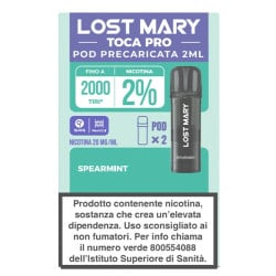 Lost Mary Toca PRO Pod Precaricata - Spearmint - 2pz