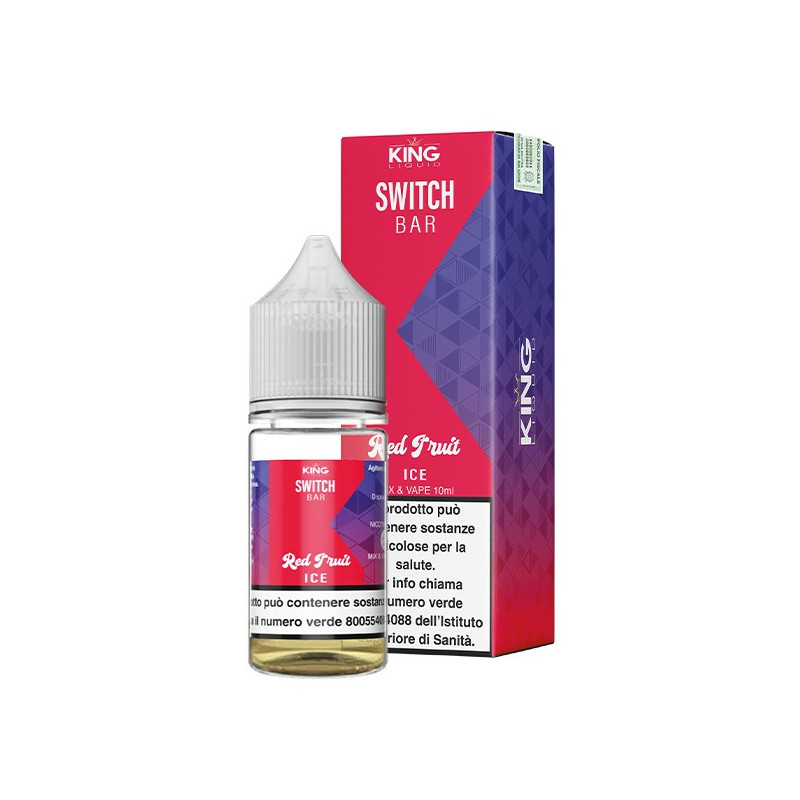 King Liquid SWITCH BAR Red Fruit Ice - Mix and Vape 10+10