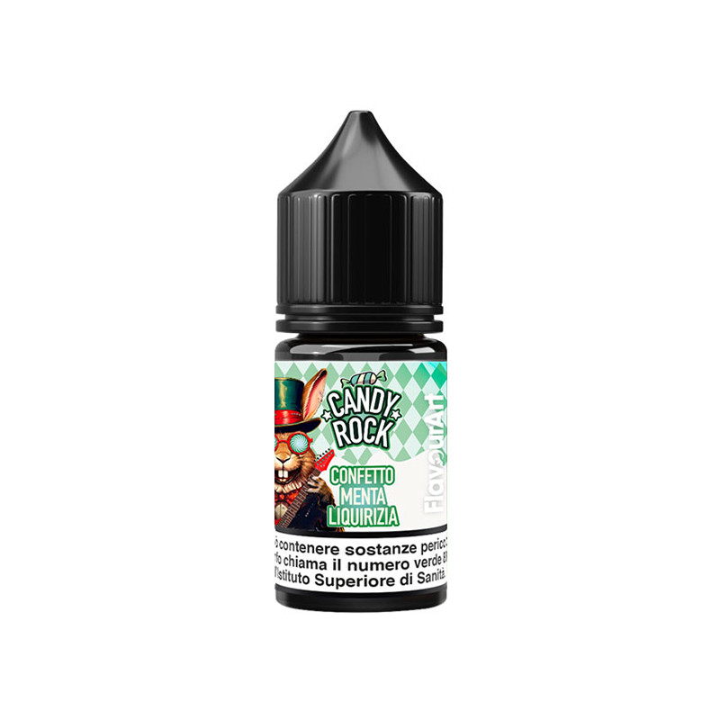 Flavourart Candy Rock Confetto Menta Liquirizia - Mini shot