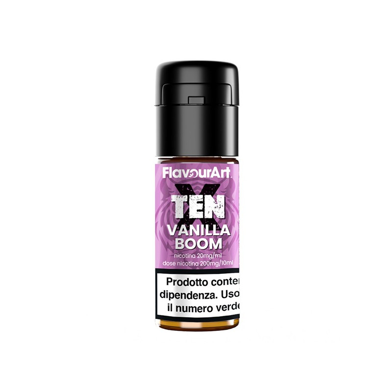 Flavourart TENX NicSalt Vanilla Boom - 10ml