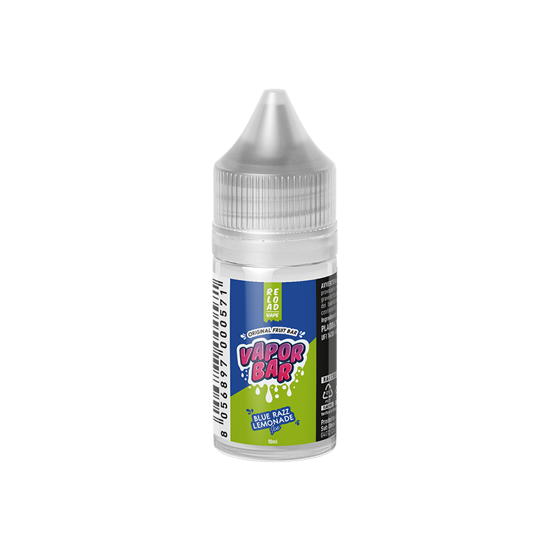 Reload Vape Vapor Bar Blue Razz Lemonade - Mini shot 10+10