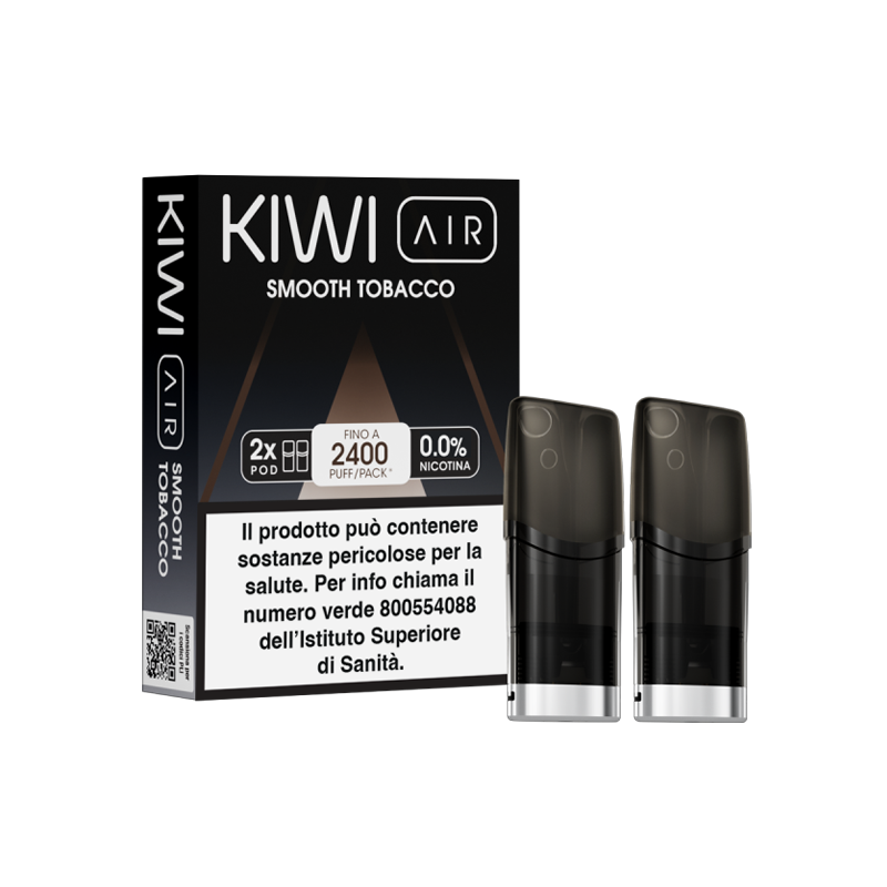 Kiwi Air Pod Precaricate - Smooth Tobacco - 2ml - 2pz