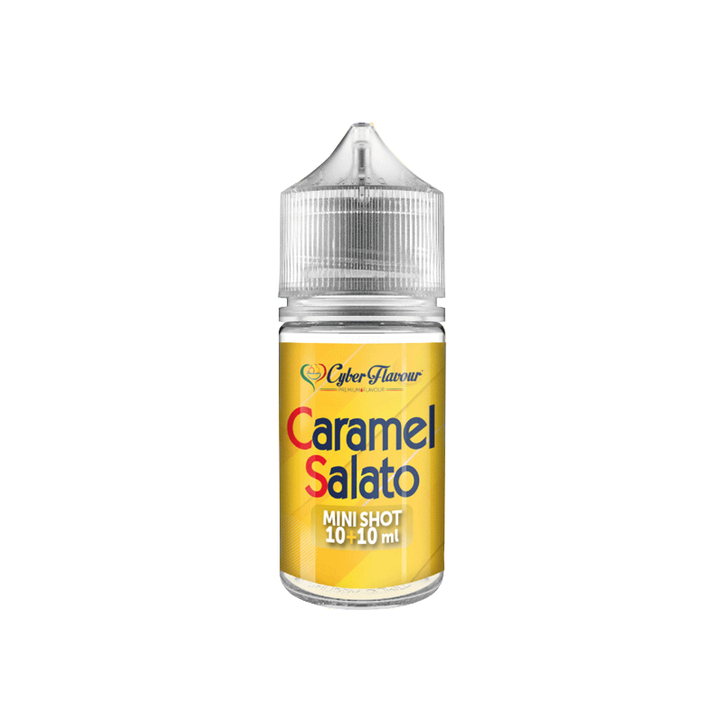 Mini Vape Shot 10+10 Caramello Salato Cyber Flavour