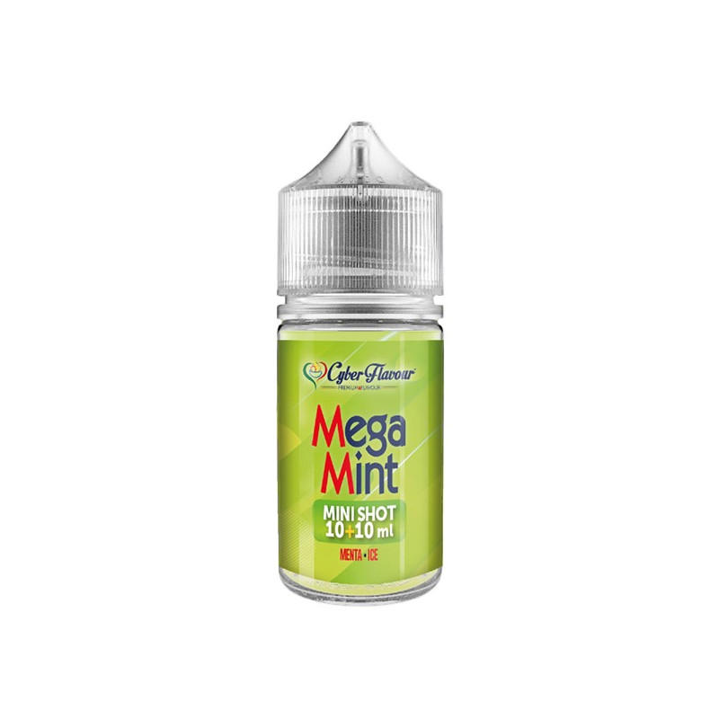 Cyber Flavour Mega Mint - Mini shot 10+10