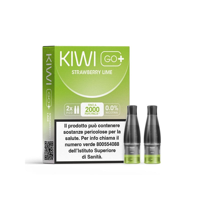 Kiwi Go Plus Pod Precaricate - Strawberry Lime - 2ml - 2pz