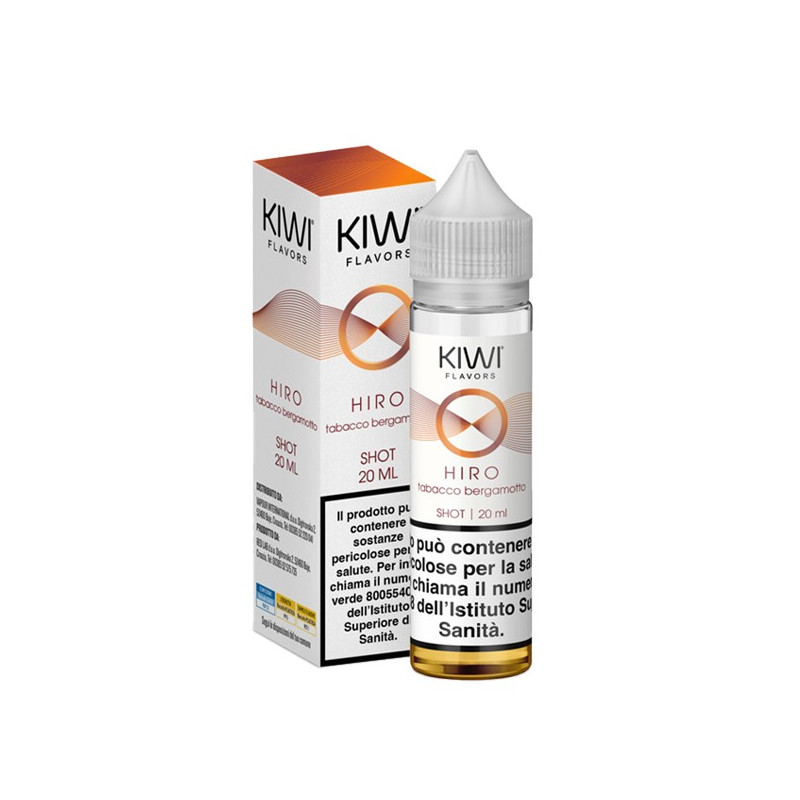 Kiwi Hiro Tabacco Bergamotto - Vape Shot 20ml
