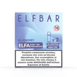ElfBar ELFA Pod Prericaricate - Blueberry - 20mg/ml - 2pz