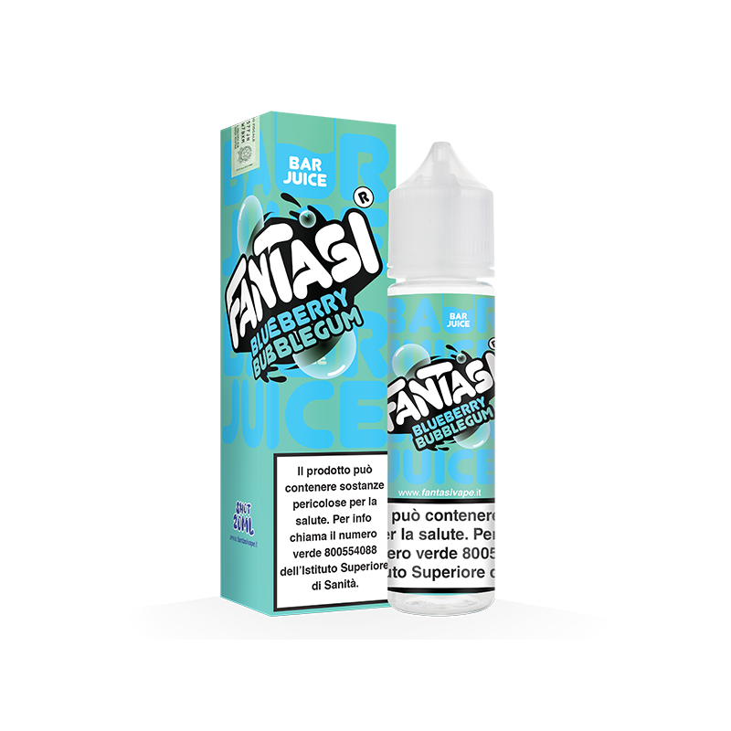 Fantasi Bar Juice Blueberry Bubblegum - Vape Shot 20ml