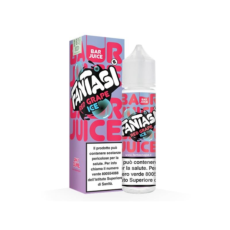 Fantasi Bar Juice Red Grape Ice - Vape Shot 20ml