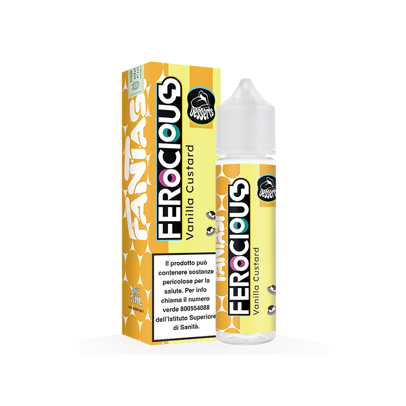 Fantasi Ferocious Classic Vanilla Custard - Vape Shot 20ml