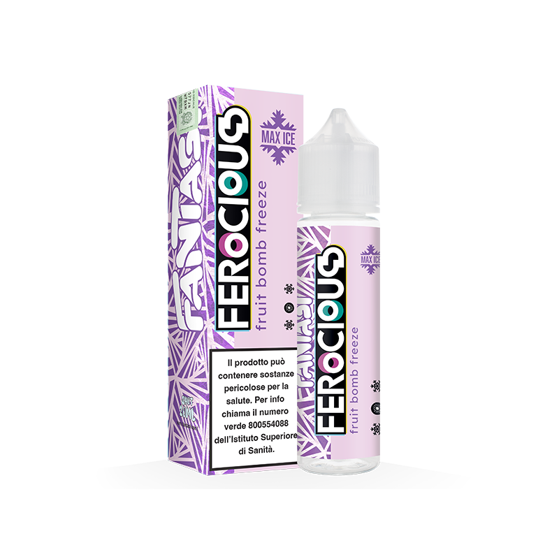Fantasi Ferocious Max Ice Fruit Bomb Freeze - Vape Shot 20ml