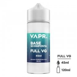 VAPR. Glicerina Vegetale FULL VG - 45ml in 120ml